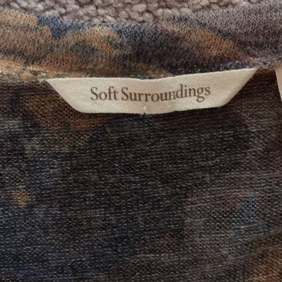 Soft Surroundings Floral Knit Sweater. MP - Picture 2 of 4